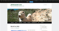 Desktop Screenshot of pfotenpower.com
